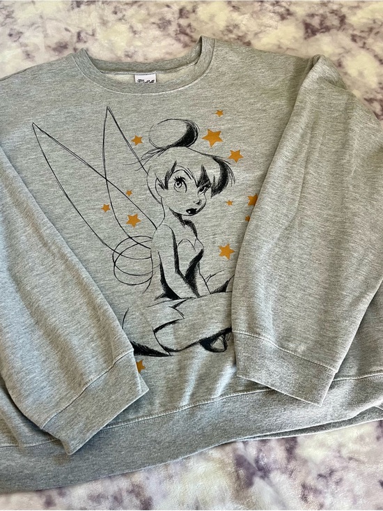 Disney Tops - Disney Grey Tinker Bell Apparel Tag Detail